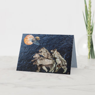 Tangerine Moon greeting card