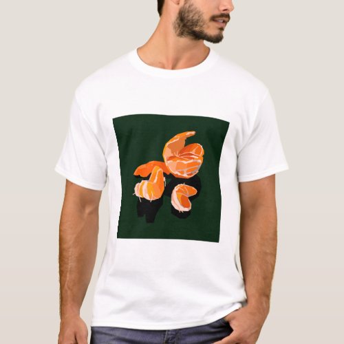 Tangerine or Clementine fruit T_Shirt