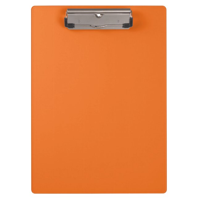 “Tangerine Orange” Clipboard (Front)