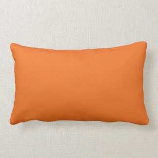 “Tangerine Orange” Lumbar Pillow