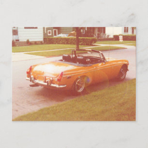 Tangerine Speedo Postcard