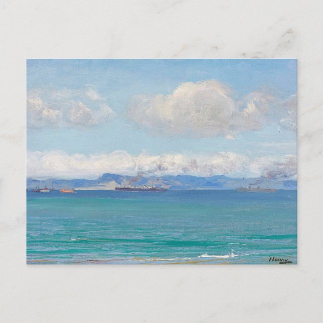 Tangier Bay | Sir John Lavery Postcard (Front)