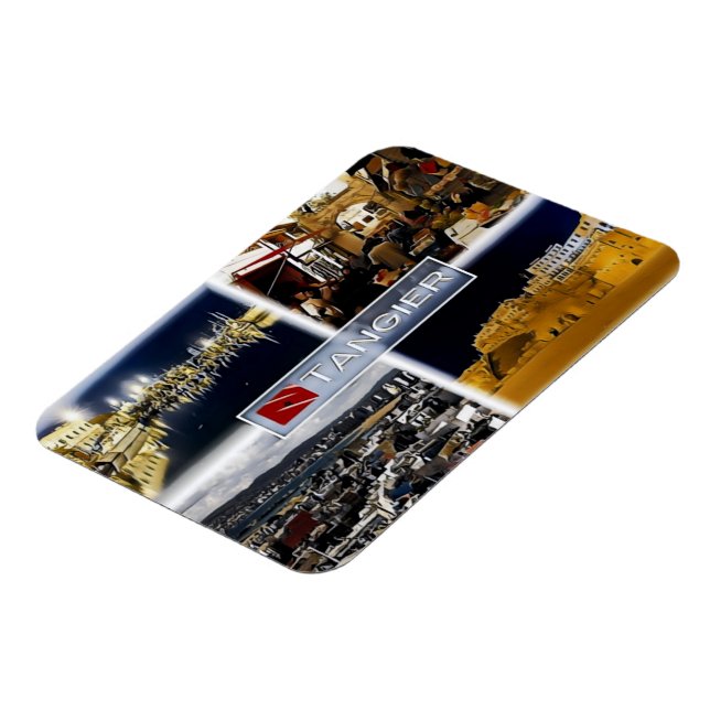 Tangier - Marocco - Mosaic - Magnet (Left Side)