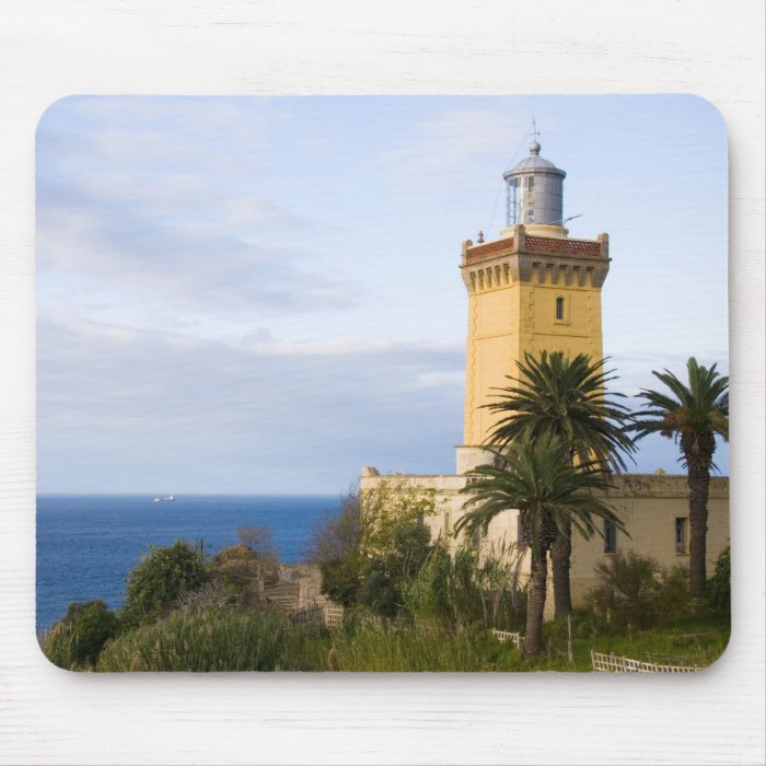 Tangier Morocco lighthouse at Cap Spartel Mousepads