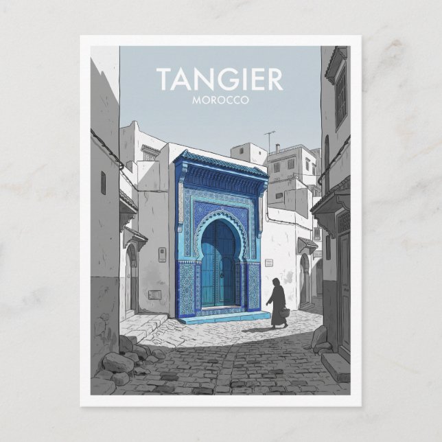 Tangier Morocco Postcard (Front)