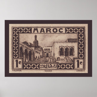 Tangier, Morocco - Poster