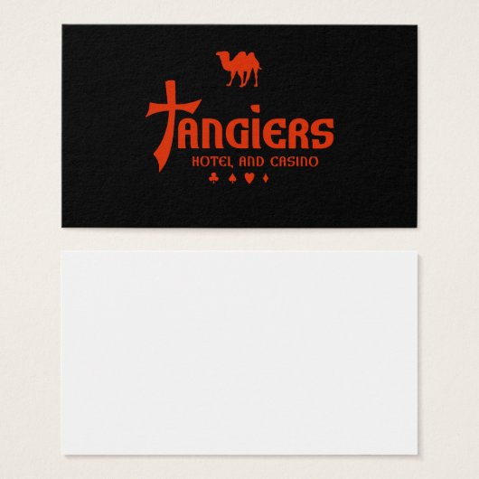 Tangiers Hotel And Casino Las Vegas Bugsy Siegel R (Front & Back)