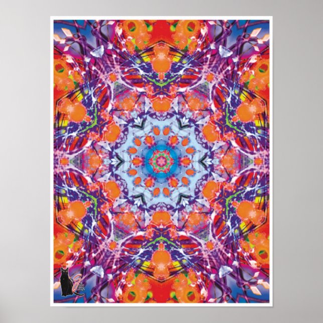 Tangiers Kaleidoscope Poster (Front)