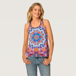 Tangiers Racer Back Tank Top