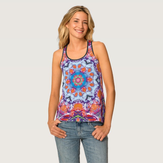 Tangiers Racer Back Tank Top (Front Full)