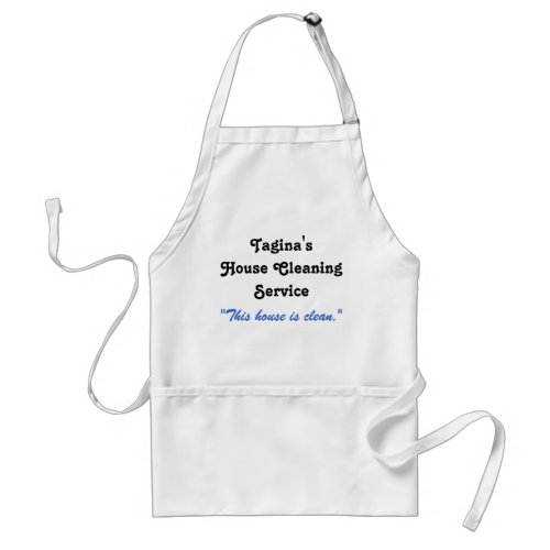 Tanginas House Cleaning Service Adult Apron