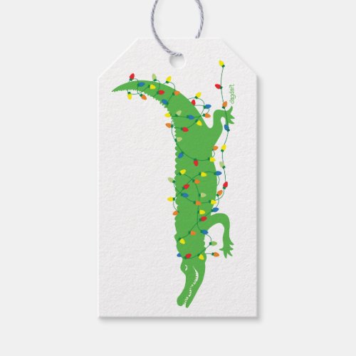 Tangle Lights Gift Tag