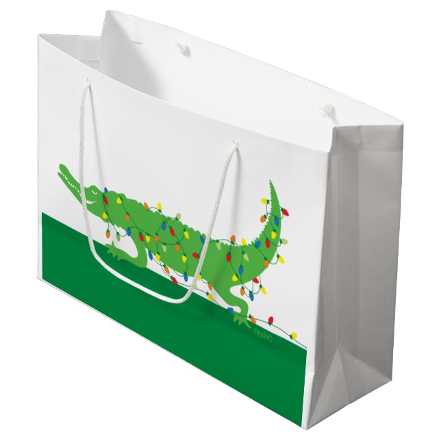 Tangle Lights Large Gift Bag (Front Angled)