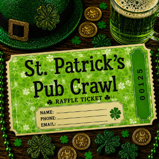 Tangle of Clovers Raffle Tickets