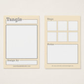 Tangle Trading Card (Front & Back)