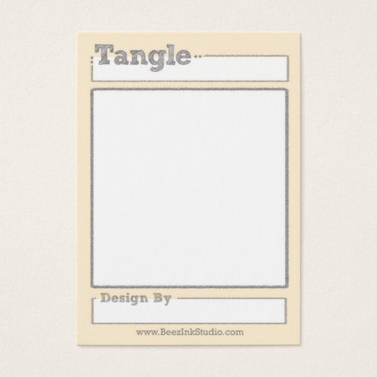 Tangle Trading Card (Front)