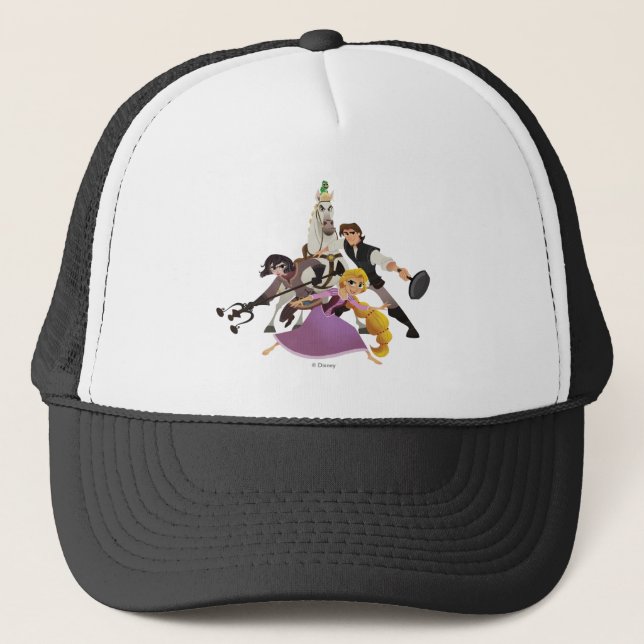 Tangled | A Princess's Job is Never Done Trucker Hat (Front)