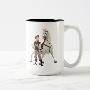 Tangled Eugene & Maximus Two-Tone Coffee Mug
