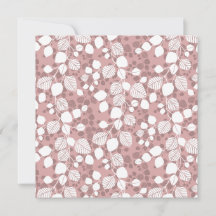 Tangled Foliage Canopy Botanical Blush Art Card