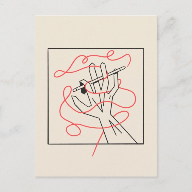 Tangled Illustrator Postcard (Front)