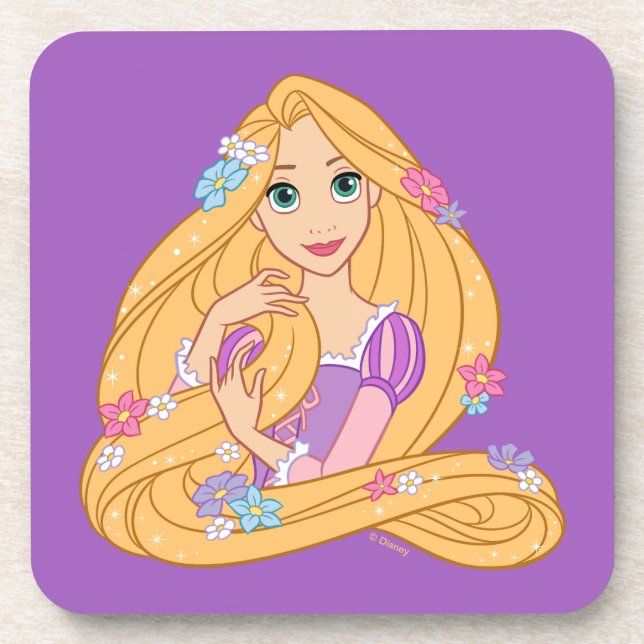 Tangled in Bloom Beverage Coaster (Front)