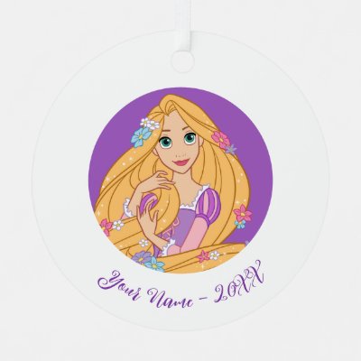 Tangled in Bloom Metal Ornament