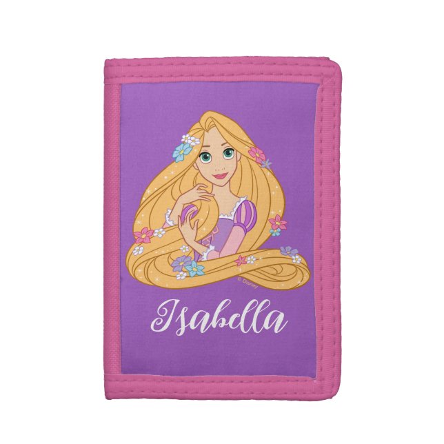 Tangled in Bloom Tri-fold Wallet (Front Vertical)