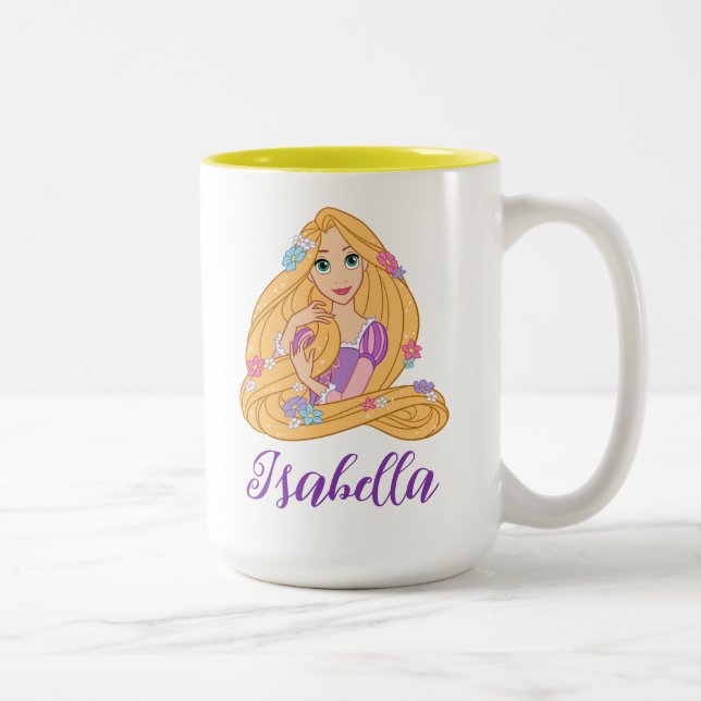 Tangled in Bloom Two-Tone Coffee Mug (Right)