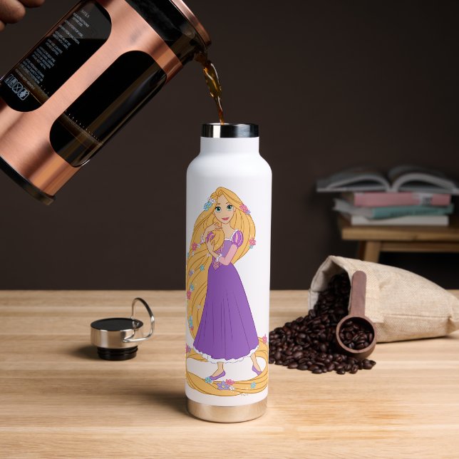 Tangled in Bloom Water Bottle (Coffee)