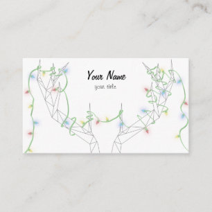 Tangled in the Holiday Lights Business Card