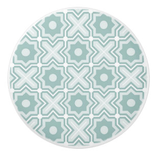 Tangled Lattice Pattern Ceramic Knob