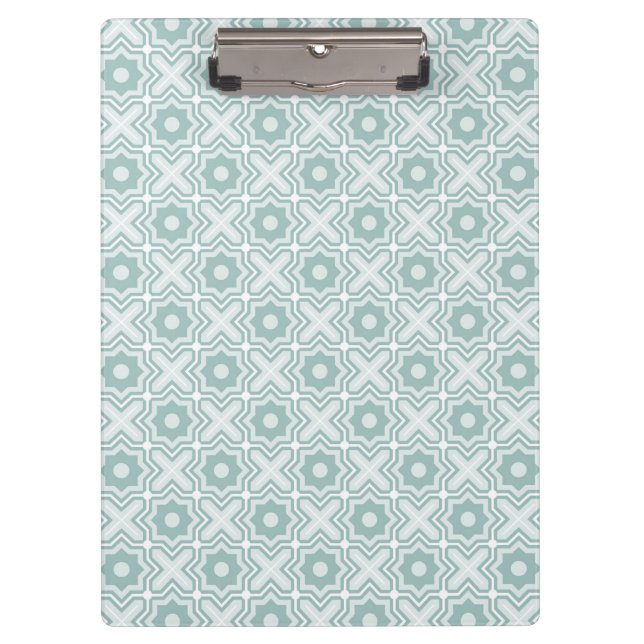 Tangled Lattice Pattern Clipboard (Front)