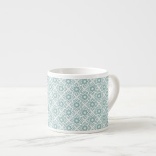 Tangled Lattice Pattern Espresso Cup