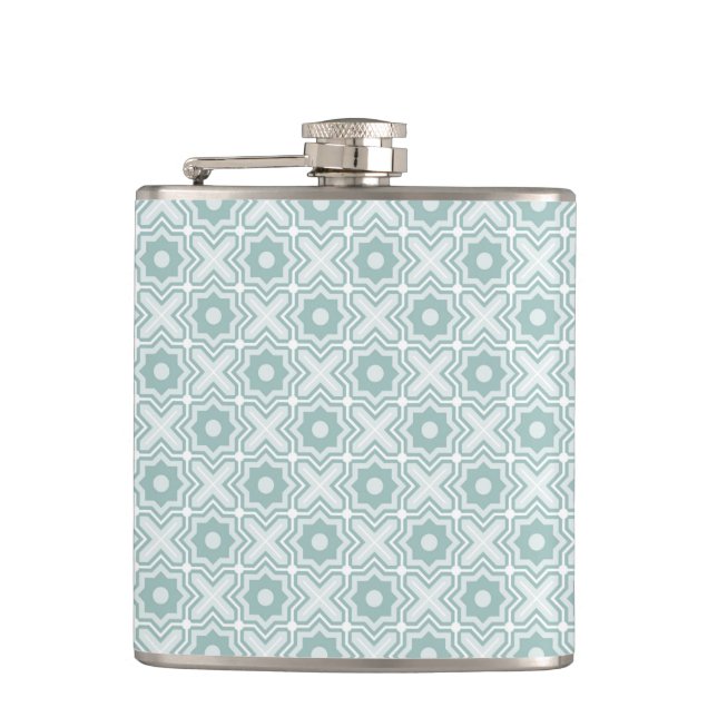 Tangled Lattice Pattern Flask (Front)