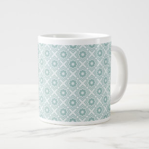 Tangled Lattice Pattern Giant Coffee Mug