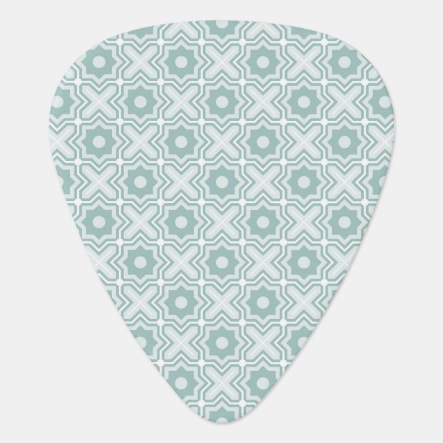 Tangled Lattice Pattern Guitar Pick (Front)
