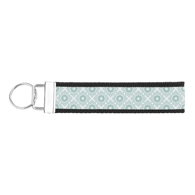 Tangled Lattice Pattern Wrist Keychain (Keys on Left)