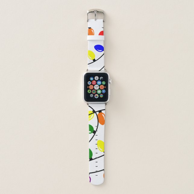 Tangled Lights Apple Watch Band (Front)