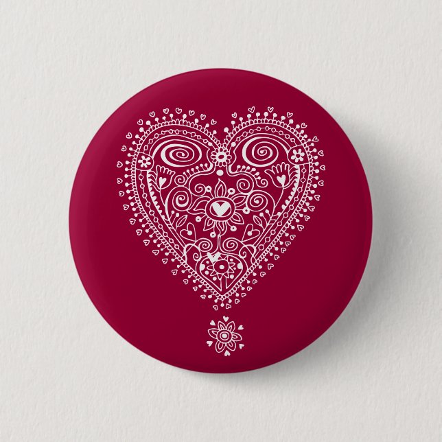 Tangled Love Button (Front)