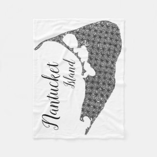 Tangled Nantucket Island Fleece Blanket