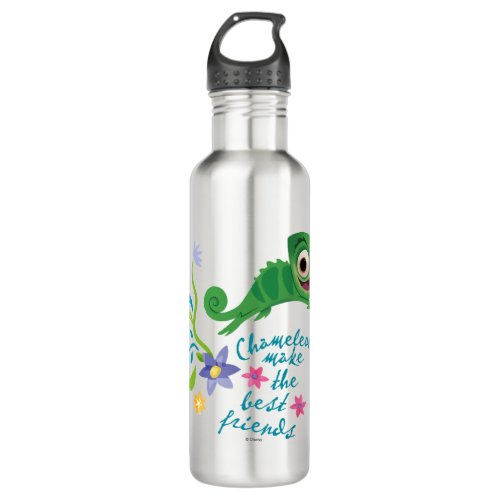 Tangled  Pascal _ Chameleons Make the Best Friend Stainless Steel Water Bottle