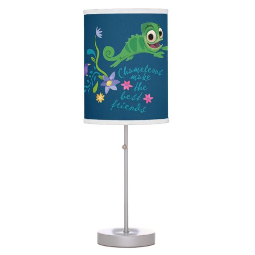 Tangled  Pascal _ Chameleons Make the Best Friend Table Lamp