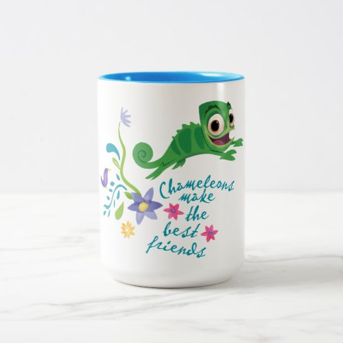Tangled  Pascal _ Chameleons Make the Best Friend Two_Tone Coffee Mug