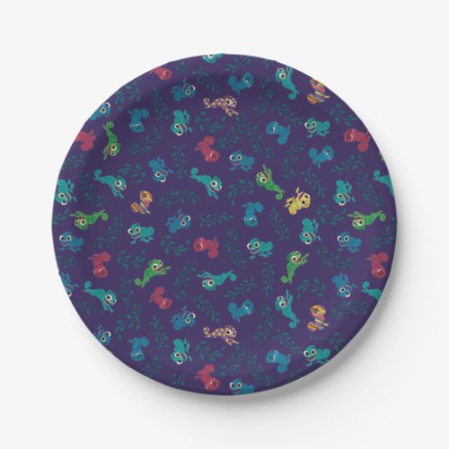 Tangled  Pascal Pattern Paper Plates