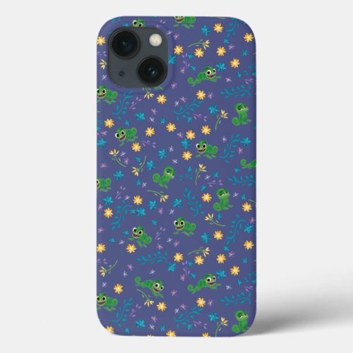 Tangled  Pascal _ Purple Pattern iPhone 13 Case