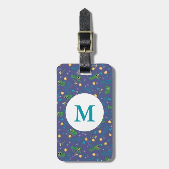 Tangled | Pascal - Purple Pattern Luggage Tag (Front Vertical)