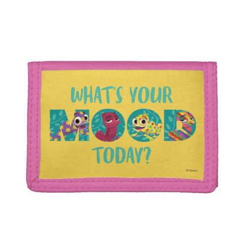 Tangled  Pascal _ Whats Your Mood Today Tri_fold Wallet