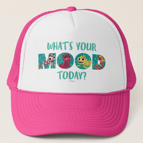 Tangled  Pascal _ Whats Your Mood Today Trucker Hat