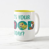 Tangled | Pascal - What's Your Mood Today? Two-Tone Coffee Mug (Front Right)