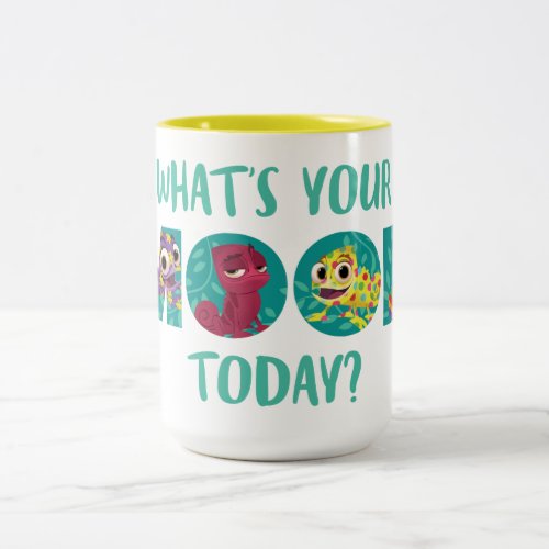 Tangled  Pascal _ Whats Your Mood Today Two_Tone Coffee Mug